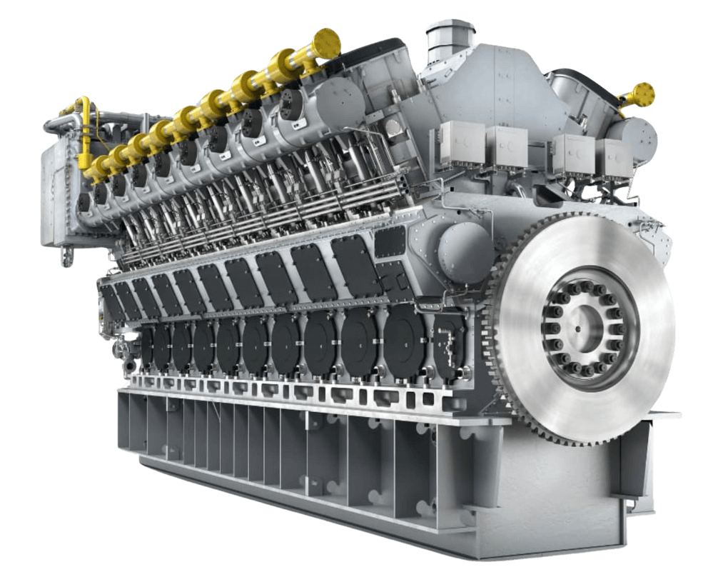 Gas fuel engine