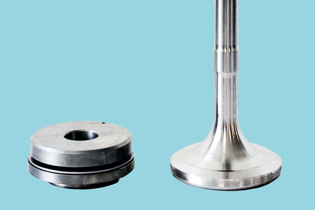 detail shot of nimonic valve