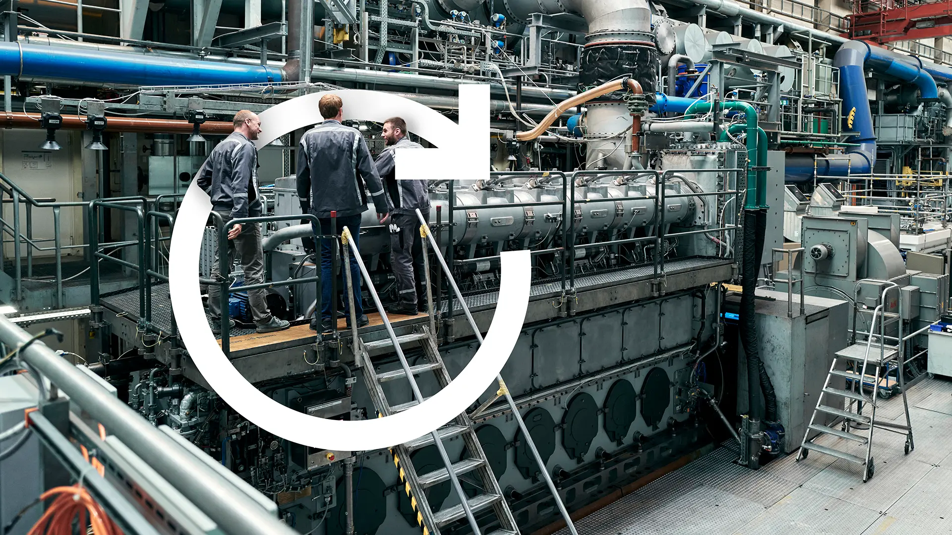Methanol engine on Everllence test bed