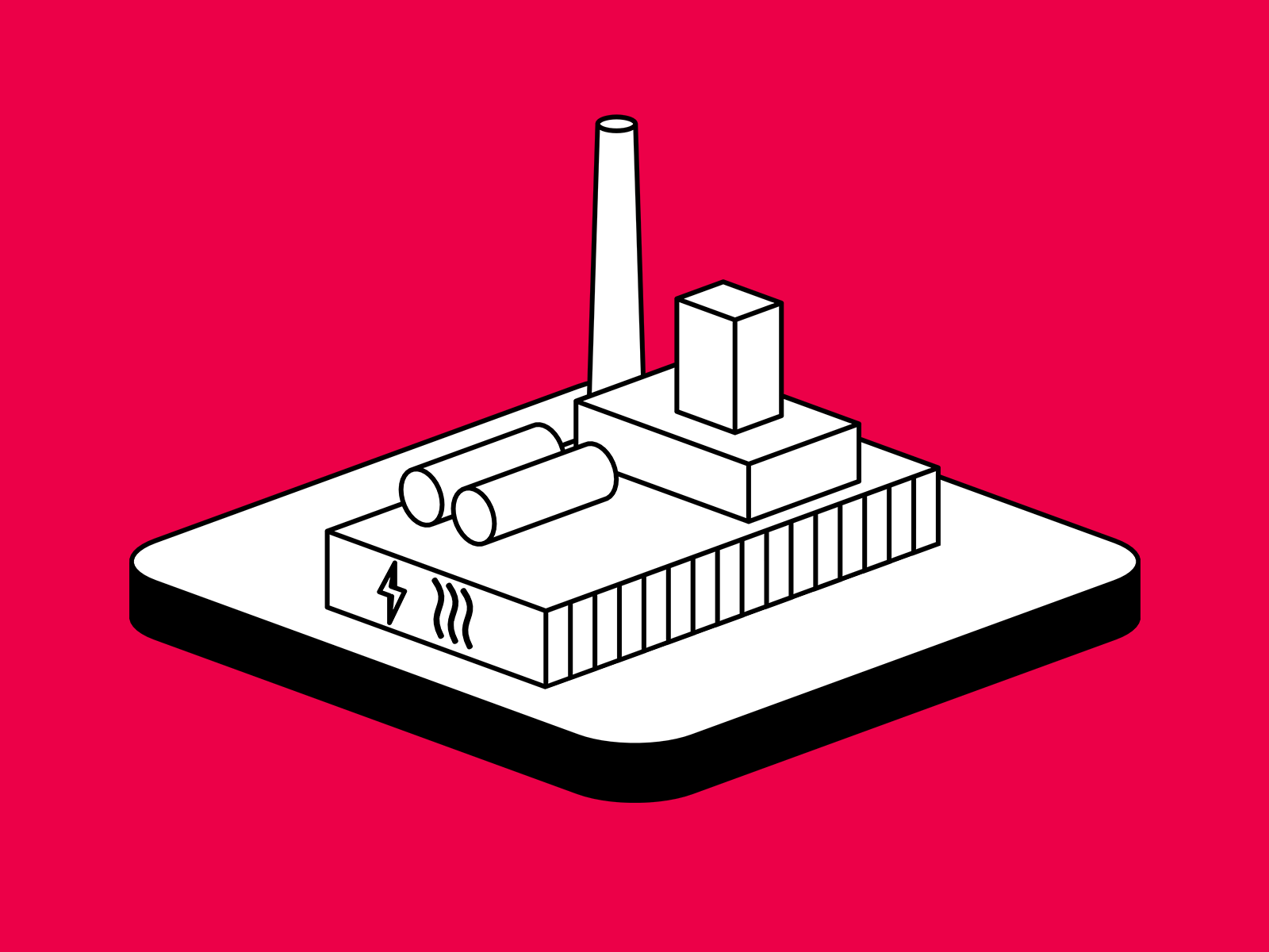 ilustration of a power plant