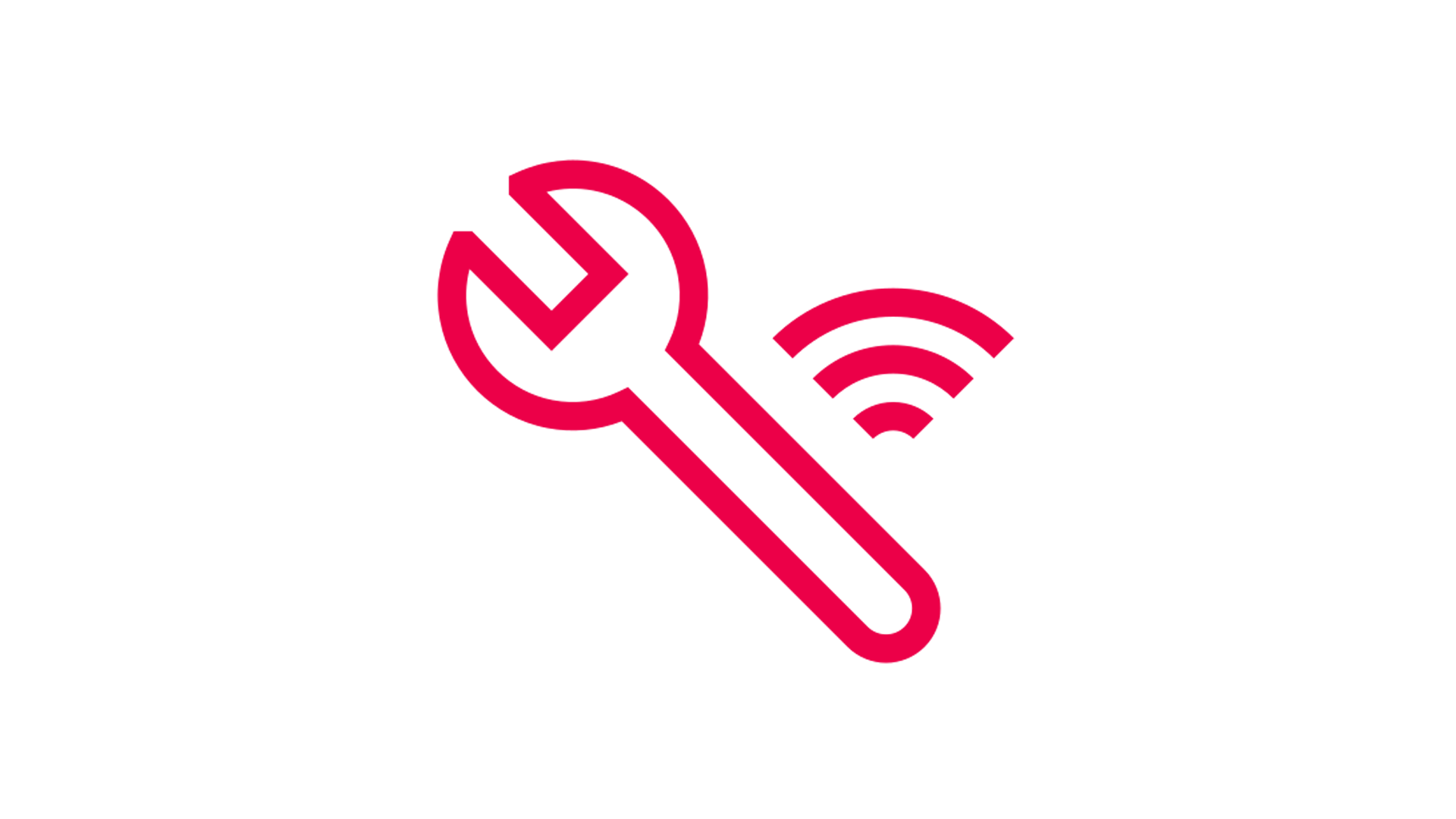 Digital service red icon