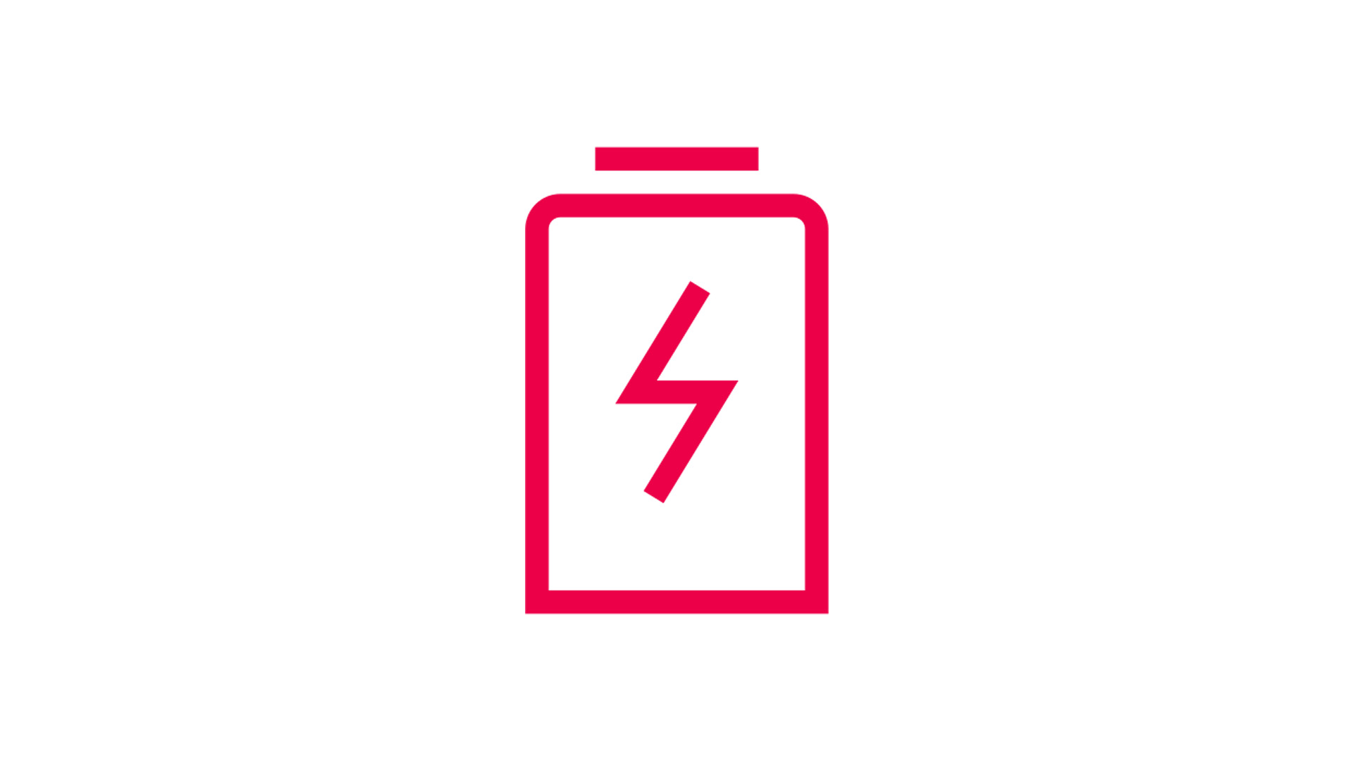 Icon red battery