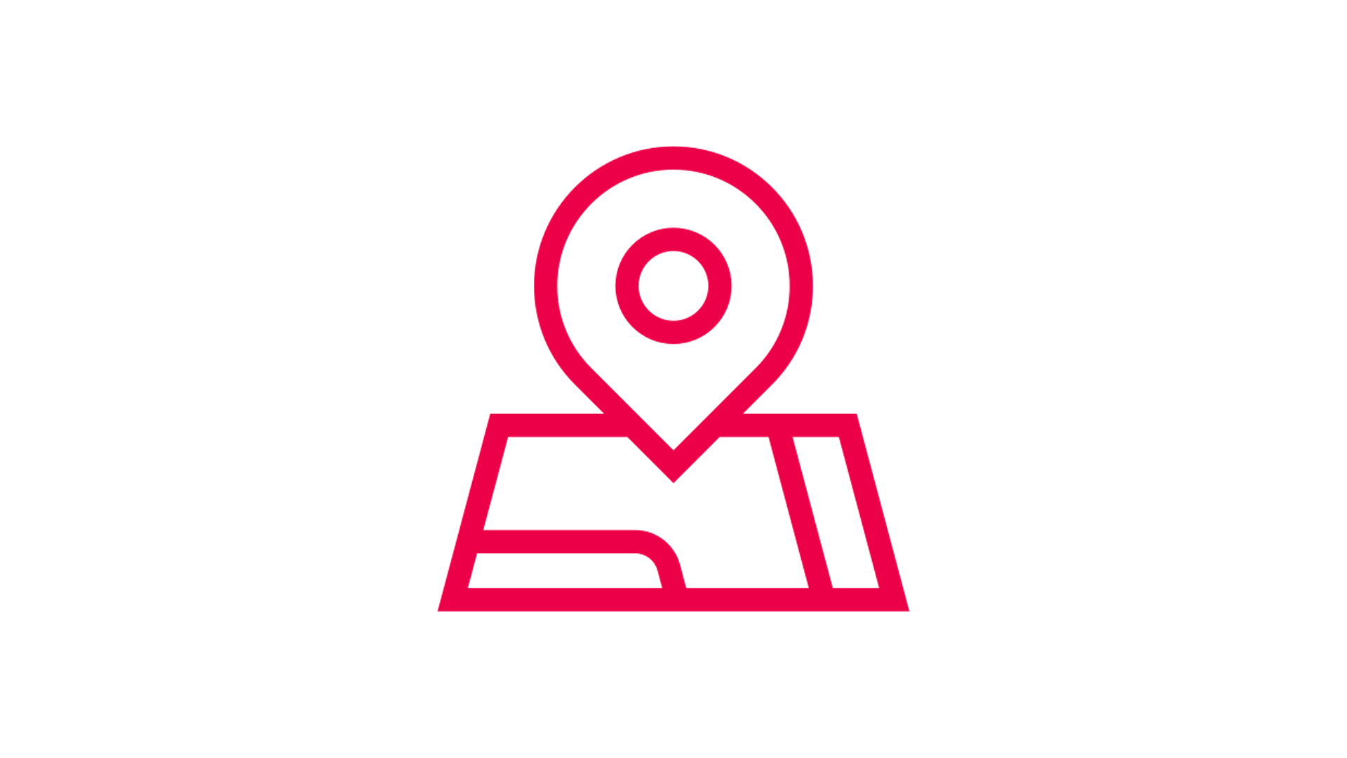 Location standard red icon