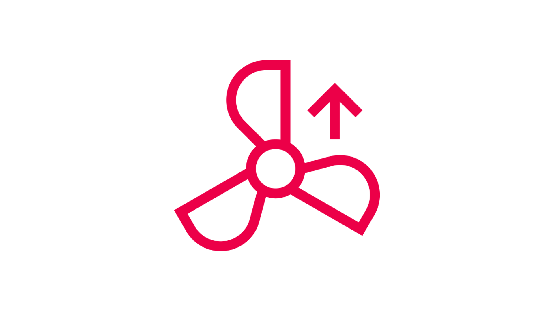 Optimized propulsion system standard red icon