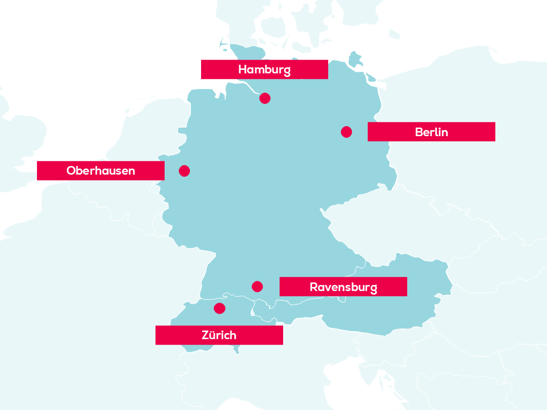 Illustration of world map with location pins