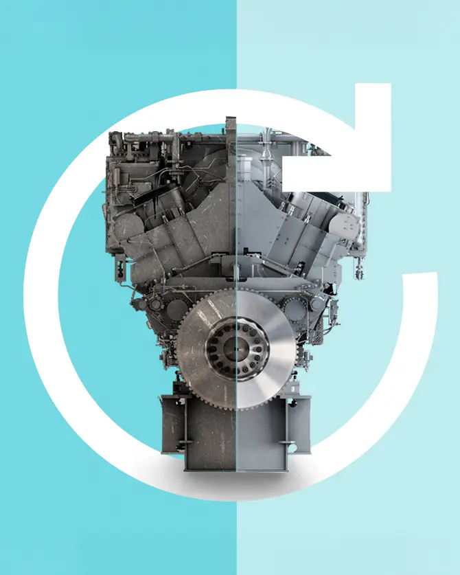 rendering cross-ut of 48/60 and 51/60 engine