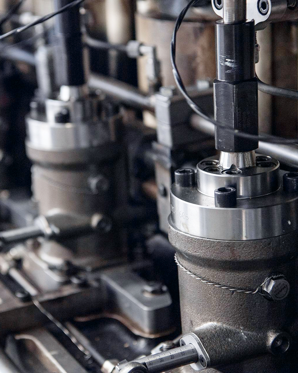 close-up engine detail