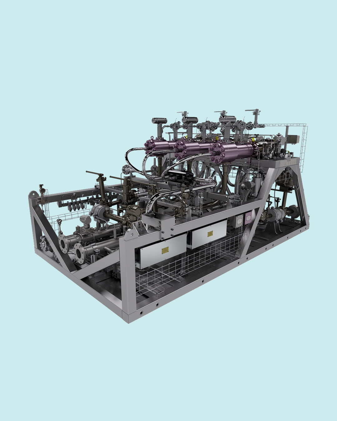 rendering of a pump vaporizer unit