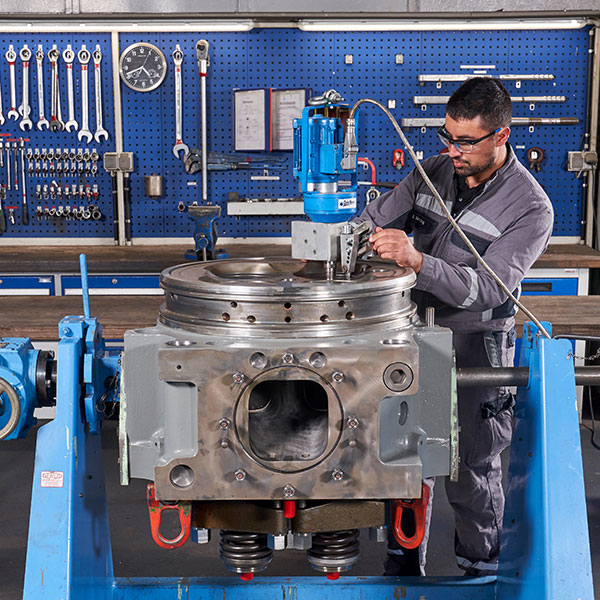 employee in workshop